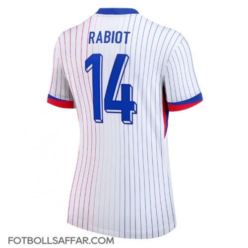 Frankrike Adrien Rabiot #14 Bortatröja Dam EM 2024 Kortärmad